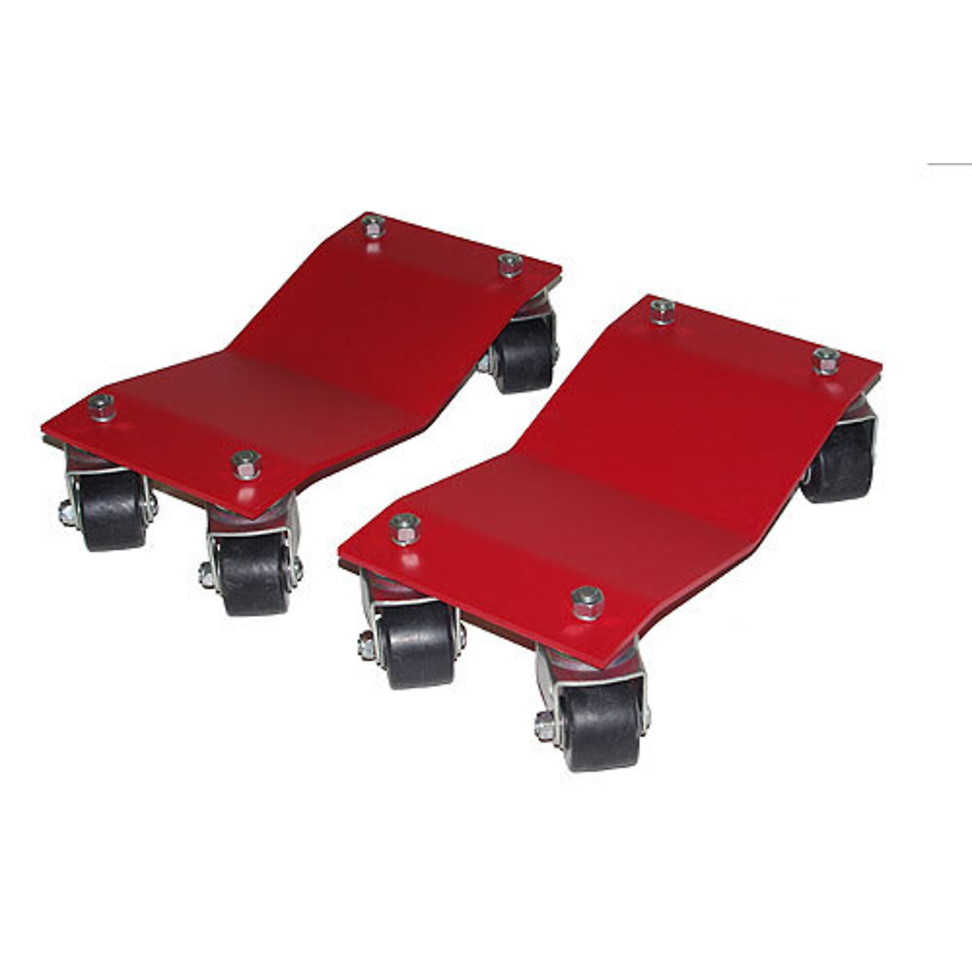 Merrick Auto Dolly Set - 8in. x 16in., Steel, 10000-Lb. Capacity, Red, Model# M998046